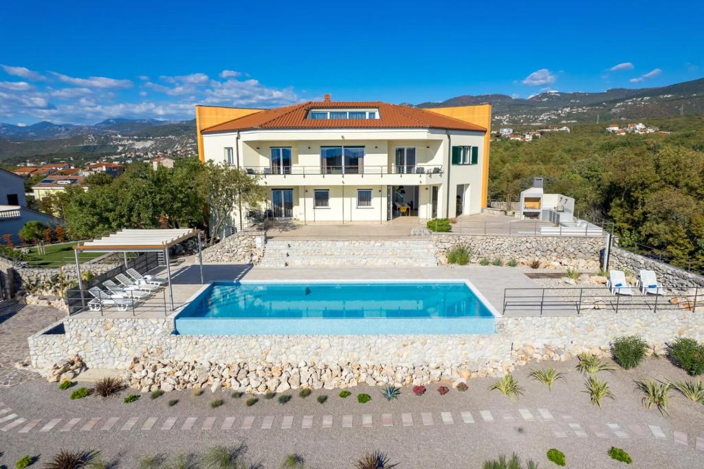 Luxury-Villa-Ostro-with-pool-Krk-bridge-view-4
