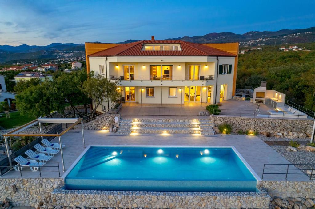 Luxury-Villa-Ostro-with-pool-Krk-bridge-view-7